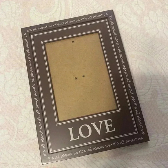 Other - 5 for $20 bundle item -Love picture frame “it’s all about us”